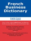 French Business Dictionary (eBook): The Business Terms of France and Canada